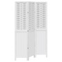 Biombo separador de 3 paneles madera maciza Paulownia blanco de , Divisores de ambientes - Ref: Foro24-358718, Precio: 90,81 ...