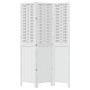 Biombo separador de 3 paneles madera maciza Paulownia blanco de , Divisores de ambientes - Ref: Foro24-358718, Precio: 90,81 ...