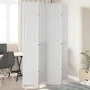 Biombo separador de 4 paneles madera maciza Paulownia blanco de , Divisores de ambientes - Ref: Foro24-358724, Precio: 132,82...