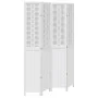 Biombo separador de 4 paneles madera maciza Paulownia blanco de , Divisores de ambientes - Ref: Foro24-358724, Precio: 132,82...