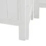 Biombo separador de 4 paneles madera maciza Paulownia blanco de , Divisores de ambientes - Ref: Foro24-358724, Precio: 132,82...