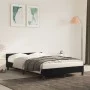 Estructura de cama con cabecero terciopelo negro 120x190 cm de , Camas y somieres - Ref: Foro24-379549, Precio: 112,03 €, Des...