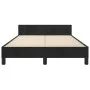 Estructura de cama con cabecero terciopelo negro 120x190 cm de , Camas y somieres - Ref: Foro24-379549, Precio: 112,03 €, Des...