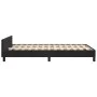 Estructura de cama con cabecero terciopelo negro 120x190 cm de , Camas y somieres - Ref: Foro24-379549, Precio: 112,03 €, Des...