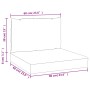 Cojines para palets 2 unidades tela estampado de hojas de , Cojines para sillas y sofás - Ref: Foro24-379140, Precio: 58,13 €...
