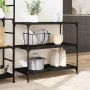 Carrito de cocina madera de ingeniería negro 102x50x95 cm de , Carros de cocina y comedor - Ref: Foro24-842321, Precio: 85,89...