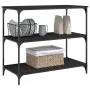 Carrito de cocina madera de ingeniería negro 102x50x95 cm de , Carros de cocina y comedor - Ref: Foro24-842321, Precio: 85,89...