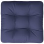 Cojín para sofá de palets de tela azul marino 50x50x12 cm de , Cojines para sillas y sofás - Ref: Foro24-377823, Precio: 23,3...