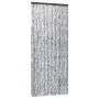 Cortina antimoscas chenilla marrón y beige 100x200 cm de , Mosquiteras para ventanas - Ref: Foro24-377373, Precio: 63,39 €, D...