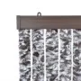 Cortina antimoscas chenilla marrón y beige 100x200 cm de , Mosquiteras para ventanas - Ref: Foro24-377373, Precio: 63,39 €, D...
