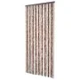 Cortina antimoscas chenilla beige y marrón claro 100x200 cm de , Mosquiteras para ventanas - Ref: Foro24-377367, Precio: 64,8...