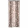 Cortina antimoscas chenilla beige y marrón claro 100x200 cm de , Mosquiteras para ventanas - Ref: Foro24-377367, Precio: 64,8...