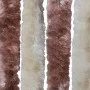 Cortina antimoscas chenilla beige y marrón claro 100x200 cm de , Mosquiteras para ventanas - Ref: Foro24-377367, Precio: 64,8...
