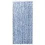Cortina antimoscas chenilla azul y blanco 100x200 cm de , Mosquiteras para ventanas - Ref: Foro24-377371, Precio: 64,03 €, De...