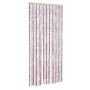 Cortina antimoscas chenilla gris plateado y rosa 100x220 cm de , Mosquiteras para ventanas - Ref: Foro24-377365, Precio: 55,6...