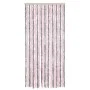 Cortina antimoscas chenilla gris plateado y rosa 100x220 cm de , Mosquiteras para ventanas - Ref: Foro24-377365, Precio: 64,8...