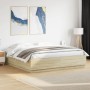 Estructura de cama con luces LED madera roble Sonoma 200x200 cm de , Camas y somieres - Ref: Foro24-3209585, Precio: 189,76 €...