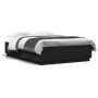 Estructura cama con luces LED madera ingeniería negro 160x200cm de , Camas y somieres - Ref: Foro24-3209598, Precio: 183,19 €...