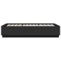 Estructura cama con luces LED madera ingeniería negro 160x200cm de , Camas y somieres - Ref: Foro24-3209598, Precio: 183,19 €...