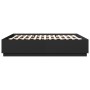 Estructura cama con luces LED madera ingeniería negro 180x200cm de , Camas y somieres - Ref: Foro24-3209591, Precio: 189,75 €...