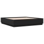 Estructura cama con luces LED madera ingeniería negro 180x200cm de , Camas y somieres - Ref: Foro24-3209591, Precio: 189,75 €...
