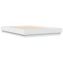 Estructura de cama madera de ingeniería blanca 135x190 cm de , Camas y somieres - Ref: Foro24-3209877, Precio: 129,83 €, Desc...