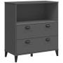 Librería VIKEN madera de ingeniería gris antracita 80x40x90 cm de , Librerías y estanterías - Ref: Foro24-374946, Precio: 147...