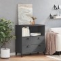 Librería VIKEN madera de ingeniería gris antracita 80x40x90 cm de , Librerías y estanterías - Ref: Foro24-374946, Precio: 147...