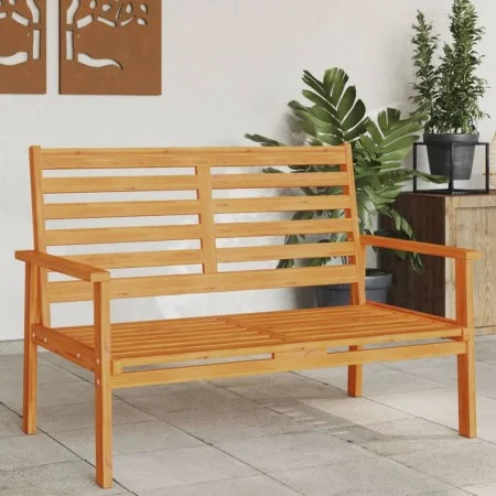 Banco sofá de jardín madera maciza de acacia 120 cm de , Bancos de jardín - Ref: Foro24-366377, Precio: 116,92 €, Descuento: %