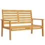 Banco sofá de jardín madera maciza de acacia 120 cm de , Bancos de jardín - Ref: Foro24-366377, Precio: 116,92 €, Descuento: %
