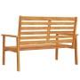 Banco sofá de jardín madera maciza de acacia 120 cm de , Bancos de jardín - Ref: Foro24-366377, Precio: 127,98 €, Descuento: %