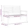 Banco sofá de jardín madera maciza de acacia 120 cm de , Bancos de jardín - Ref: Foro24-366377, Precio: 116,92 €, Descuento: %