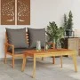 Set de muebles de jardín con cojines madera maciza acacia de , Conjuntos de jardín - Ref: Foro24-366382, Precio: 226,09 €, De...