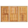 Mesa de jardín ratán PE y madera acacia beige 150x90x75 cm de , Mesas de jardín - Ref: Foro24-368127, Precio: 143,82 €, Descu...