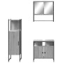 Set de muebles de baño 3 pzas madera contrachapada gris sonoma de , Muebles de baño - Ref: Foro24-3214698, Precio: 160,74 €, ...