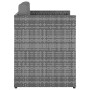 Silla de jardín con taburete ratán sintético gris antracita de vidaXL, Sillas de jardín - Ref: Foro24-48193, Precio: 152,62 €...