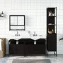 Juego de muebles de baño 4 pzas madera contrachapada negro de , Muebles de baño - Ref: Foro24-3214685, Precio: 247,19 €, Desc...