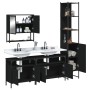 Juego de muebles de baño 4 pzas madera contrachapada negro de , Muebles de baño - Ref: Foro24-3214685, Precio: 250,97 €, Desc...