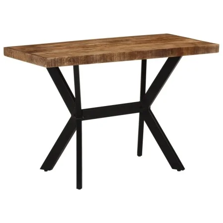 Mesa de comedor madera maciza de mango 110x55x75 cm de , Mesas de cocina y de comedor - Ref: Foro24-358881, Precio: 207,27 €,...