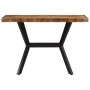 Mesa de comedor madera maciza de mango 110x55x75 cm de , Mesas de cocina y de comedor - Ref: Foro24-358881, Precio: 182,25 €,...