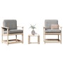 Juego de muebles de jardín 3 piezas madera maciza de pino de , Sillas de jardín - Ref: Foro24-832630, Precio: 97,68 €, Descue...