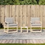 Juego de muebles de jardín 3 piezas madera maciza de pino de , Sillas de jardín - Ref: Foro24-832630, Precio: 97,68 €, Descue...