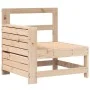 Garden sofa with armrest side table solid pine wood by , Outdoor sofas - Ref: Foro24-844878, Price: 62,80 €, Discount: %