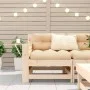 Garden sofa with armrest side table solid pine wood by , Outdoor sofas - Ref: Foro24-844878, Price: 62,80 €, Discount: %