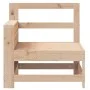 Garden sofa with armrest side table solid pine wood by , Outdoor sofas - Ref: Foro24-844878, Price: 62,80 €, Discount: %