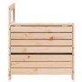 Sofá de jardín con reposabrazo mesa auxiliar madera maciza pino de , Sofás de exterior - Ref: Foro24-844878, Precio: 61,99 €,...