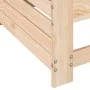 Garden sofa with armrest side table solid pine wood by , Outdoor sofas - Ref: Foro24-844878, Price: 62,80 €, Discount: %