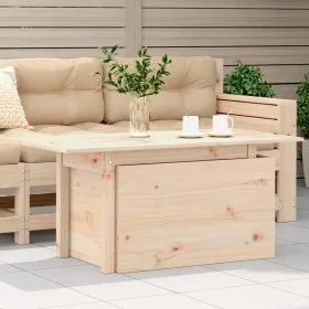 Mesa de jardín madera maciza de pino 100x50x75 cm de , Mesas de jardín - Ref: Foro24-844908, Precio: 59,46 €, Descuento: %