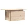 Mesa de jardín madera maciza de pino 100x50x75 cm de , Mesas de jardín - Ref: Foro24-844908, Precio: 59,46 €, Descuento: %