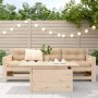 Mesa de jardín madera maciza de pino 100x50x75 cm de , Mesas de jardín - Ref: Foro24-844908, Precio: 60,02 €, Descuento: %